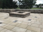 Patio with Fire Pit Near Fishers