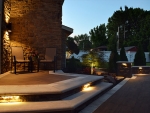 Lights on Patio Design in Fishers