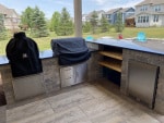 Modern Outdoor Kitchen Design Fishers, IN