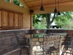 Outdoor Bar and Kitchen in Fishers