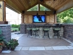 Patio with Shelter in Fishers Indiana