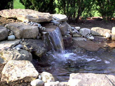 Water Landscape Feature Design Fishers