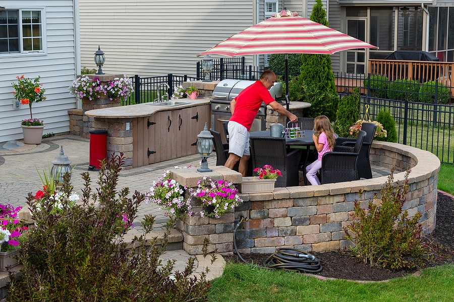 The Noll Landscape Group Fishers Patio Design